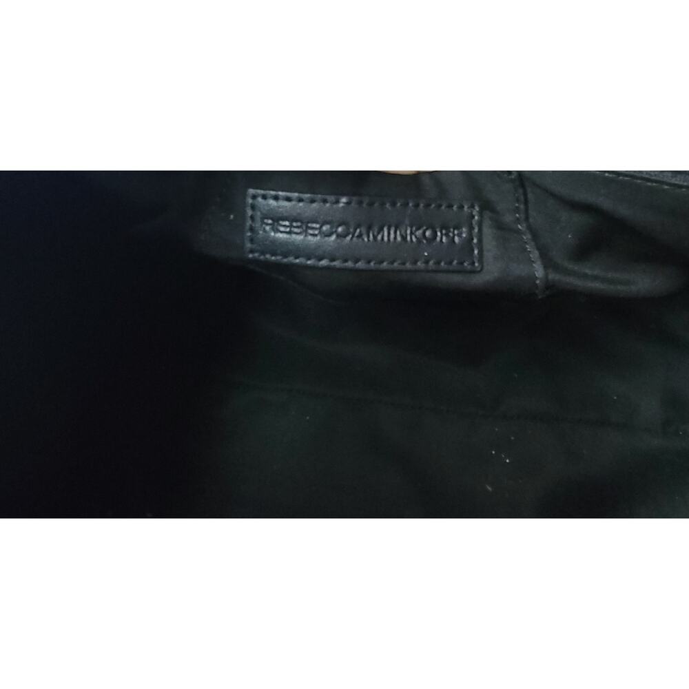Rebecca Minkoff- Madison Satchel- Black with Studded sides-Black strap - Picture 9 of 13